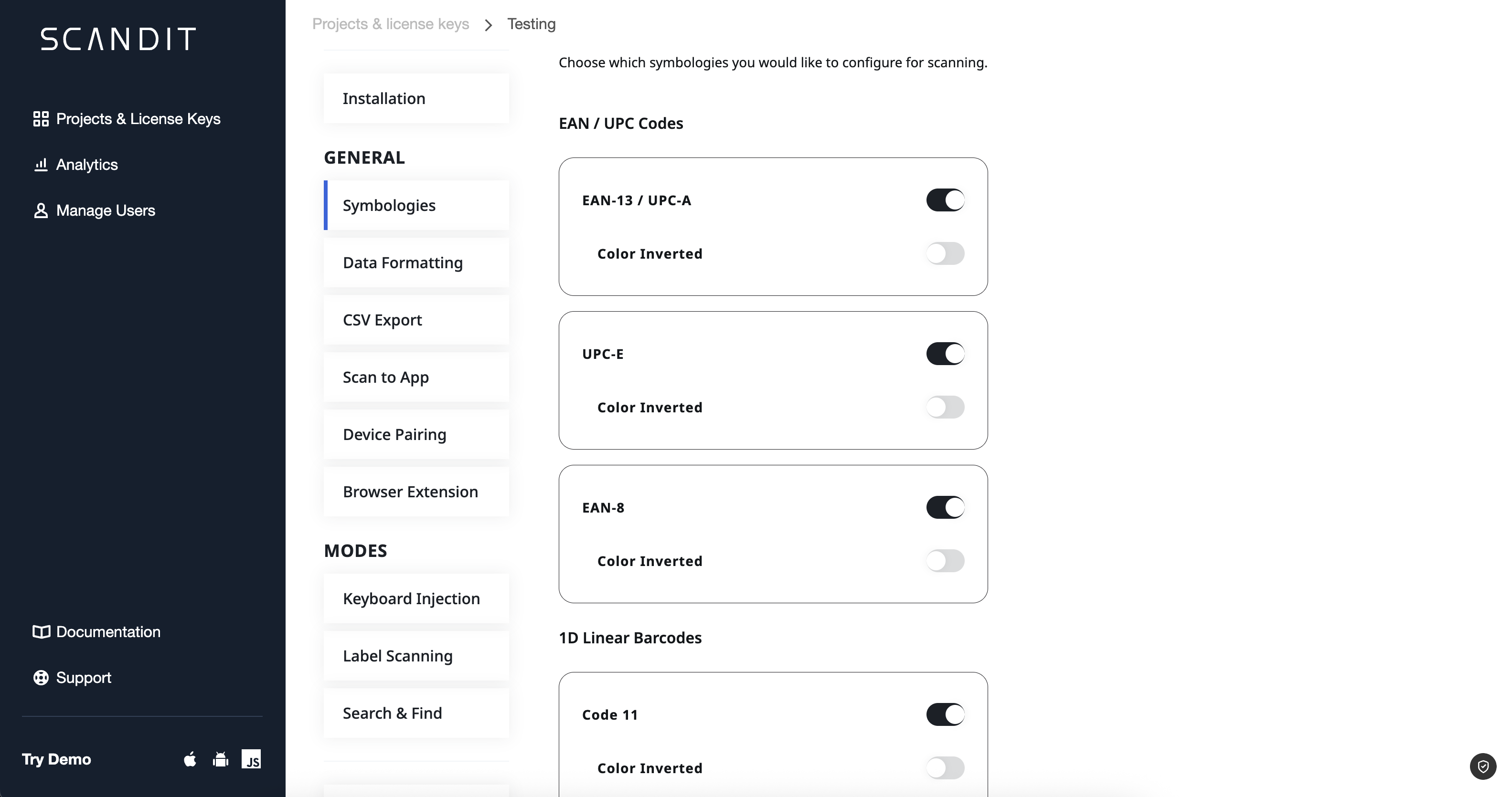 Symbology Configuration