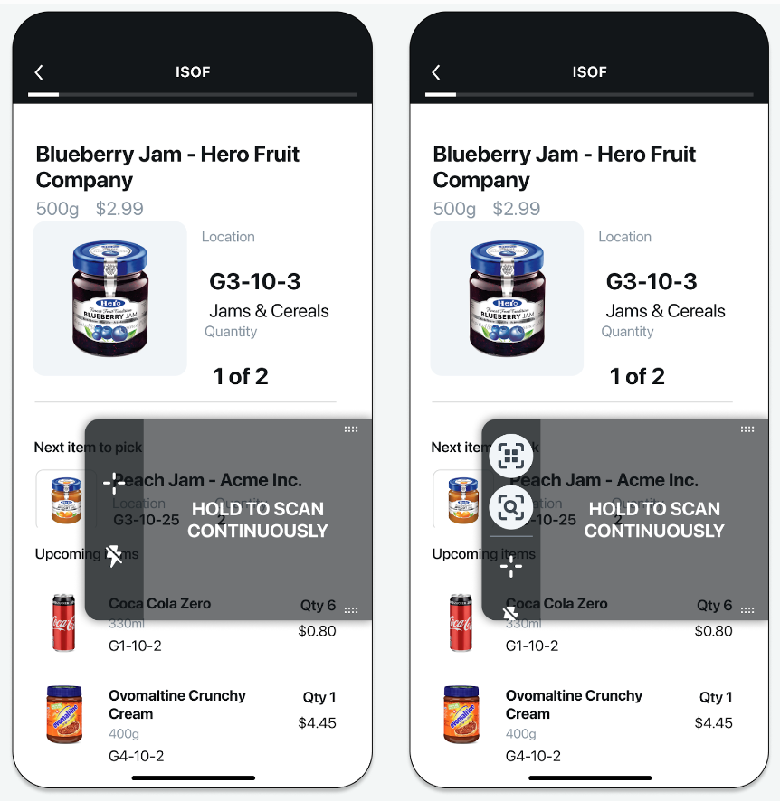 SparkScan Advanced Scanning Modes