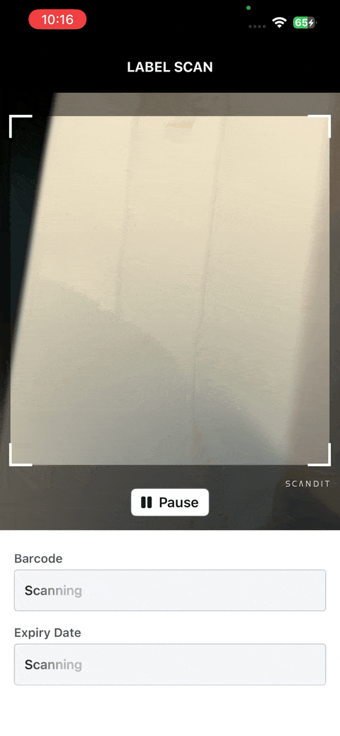 Single-step scan capturing all fields at once