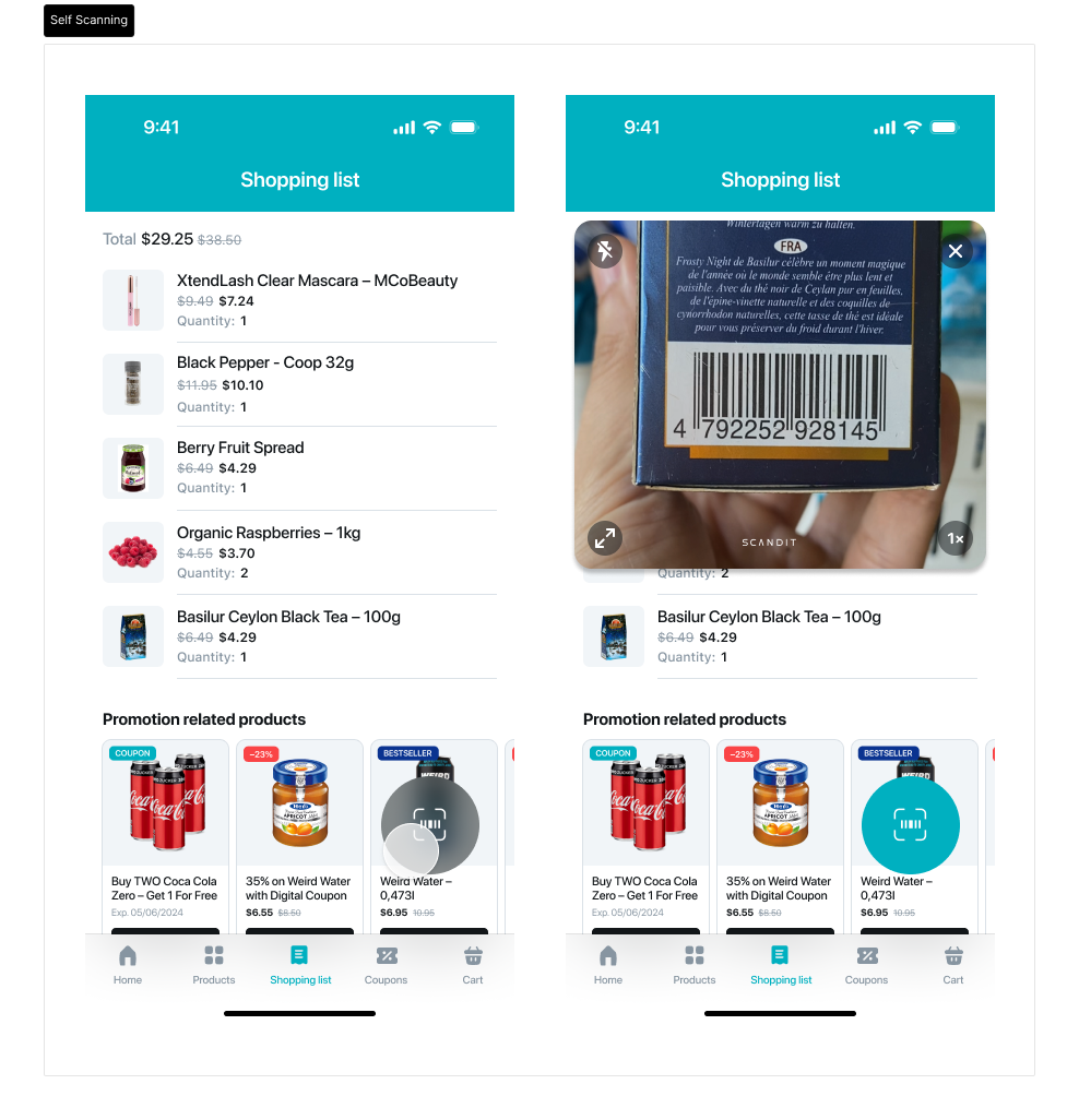 SparkScan Customized on Mobile